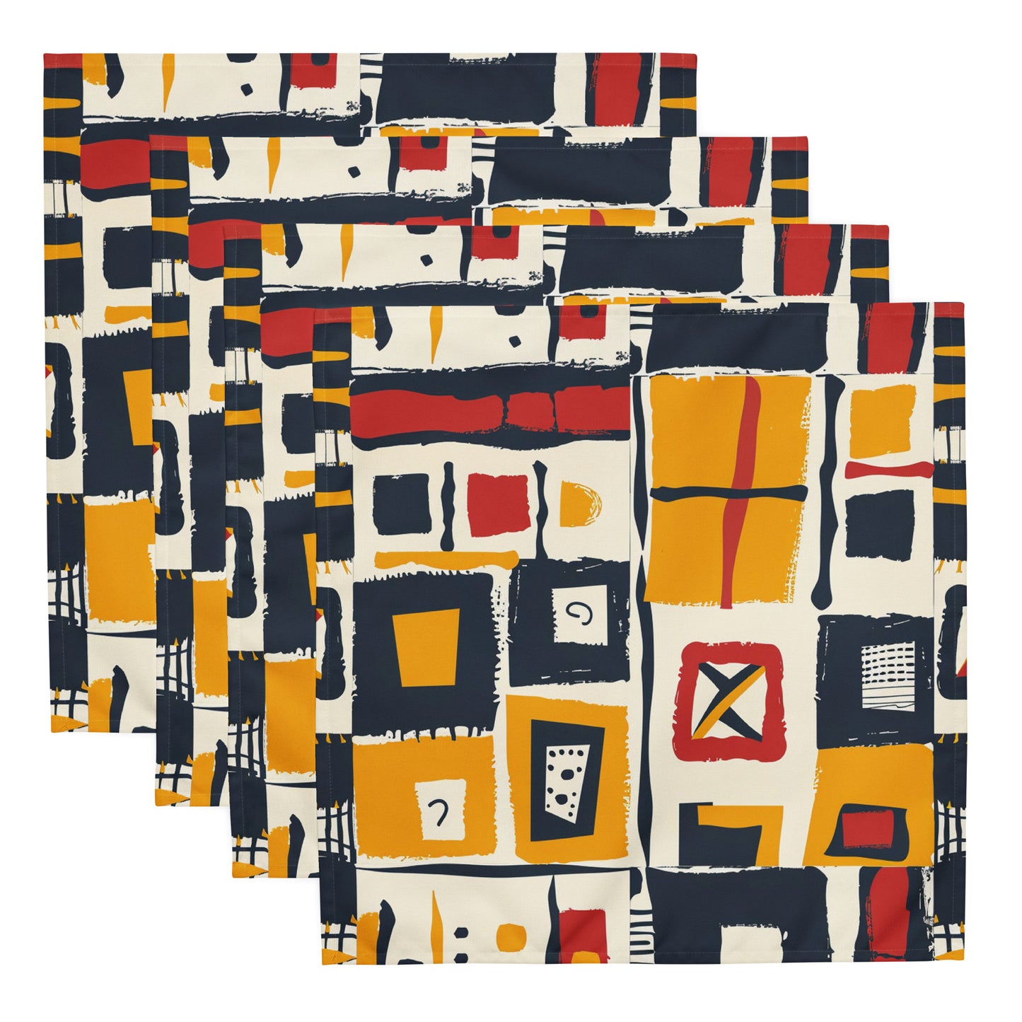 Abstract Geometric Pattern Napkins