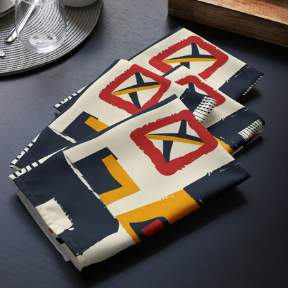 Abstract Geometric Pattern Napkins