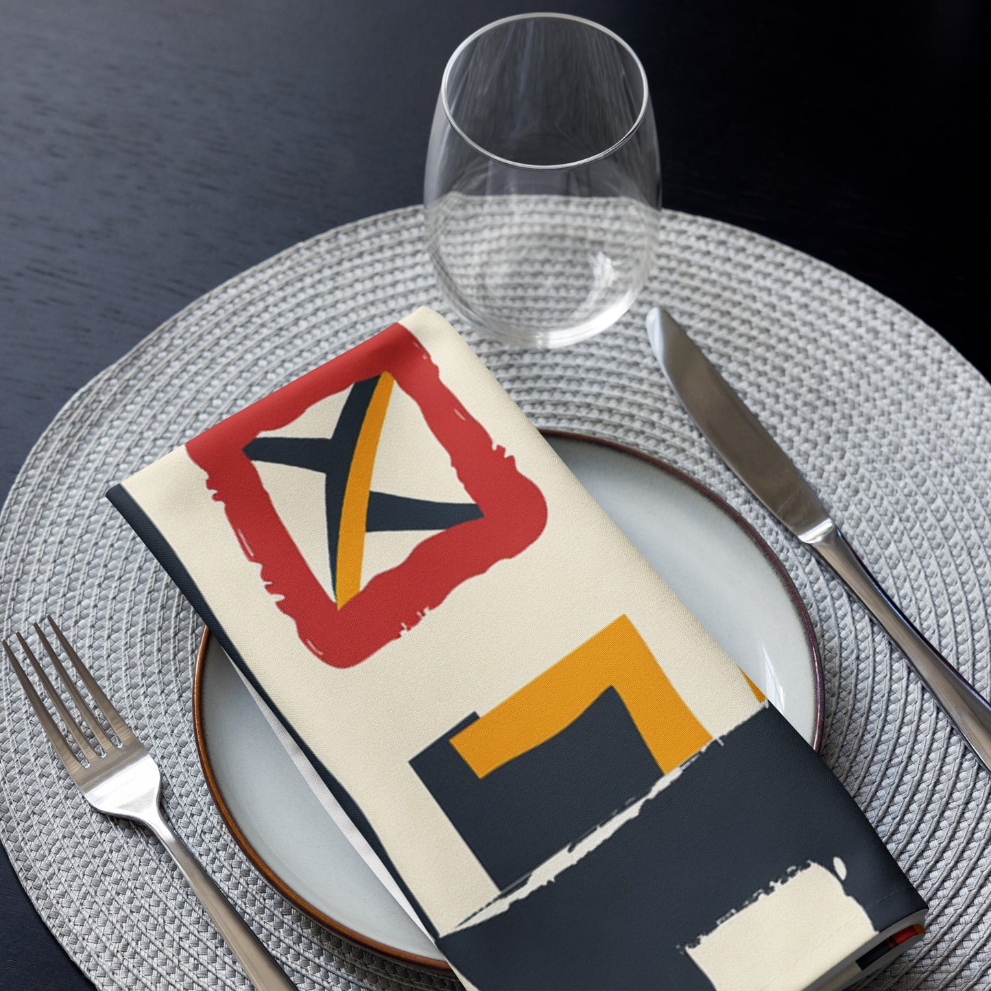 Abstract Geometric Pattern Napkins