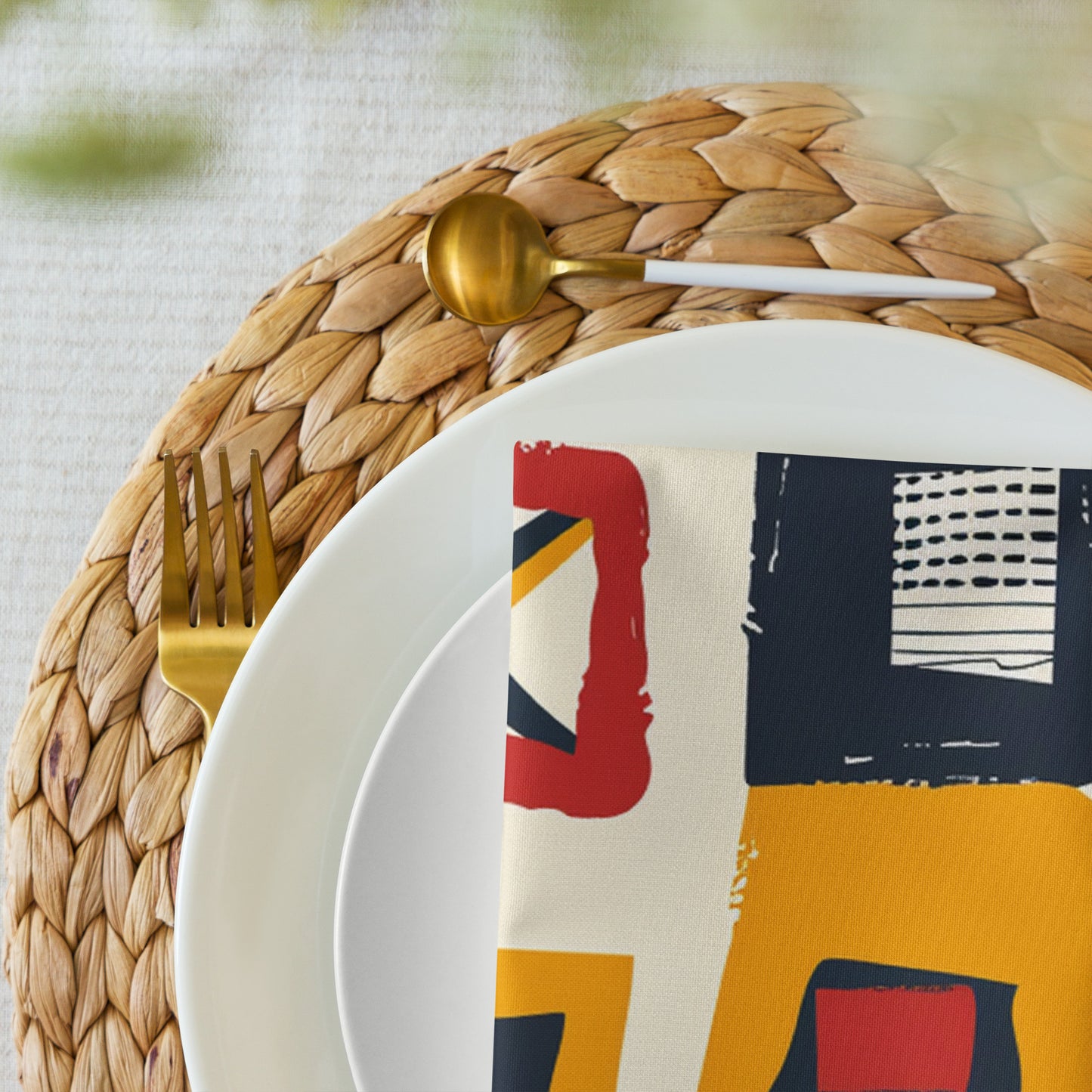 Abstract Geometric Pattern Napkins