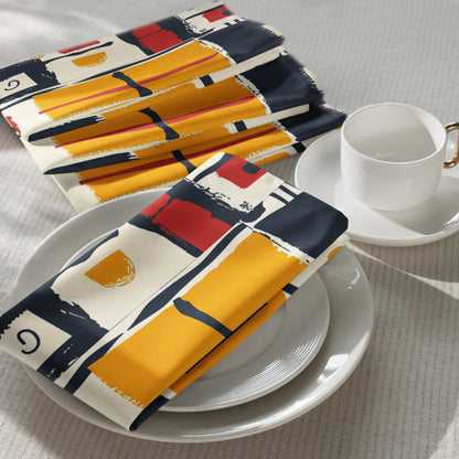 Abstract Geometric Pattern Napkins