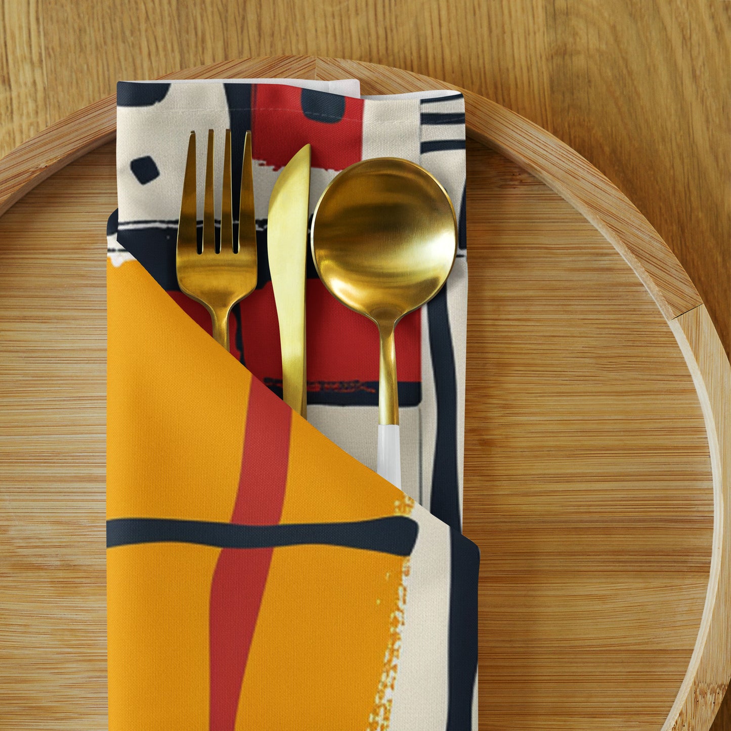 Abstract Geometric Pattern Napkins