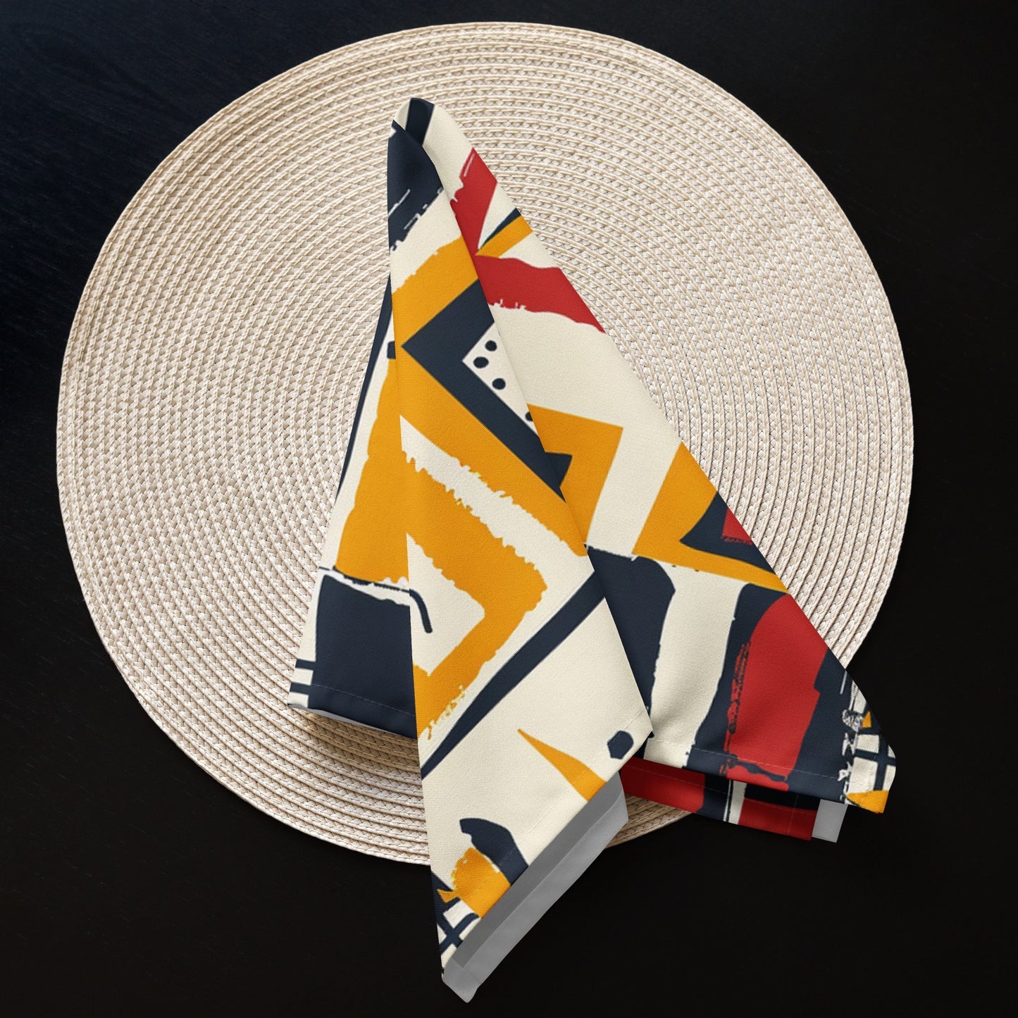 Abstract Geometric Pattern Napkins