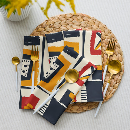 Abstract Geometric Pattern Napkins