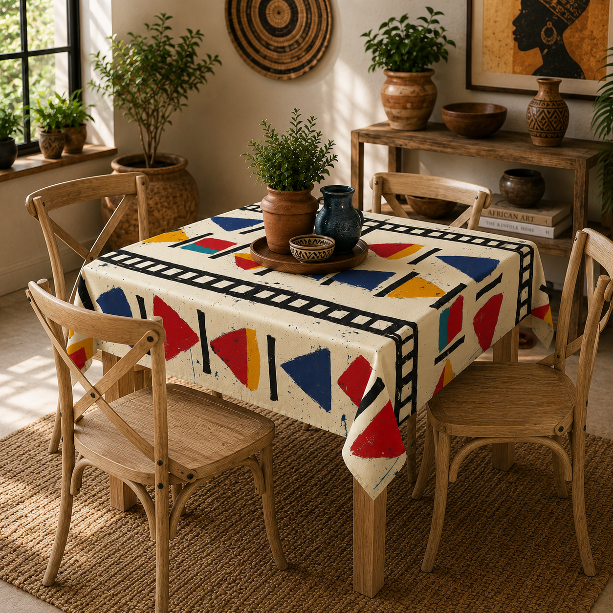 African Tribal Tablecloth