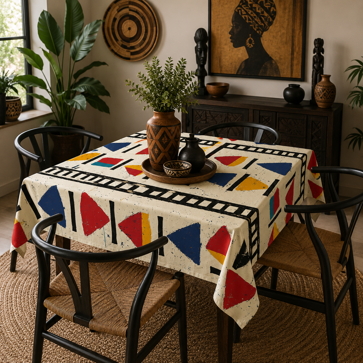 African Tribal Tablecloth