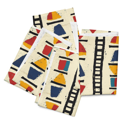 African Tribal Cloth Napkins