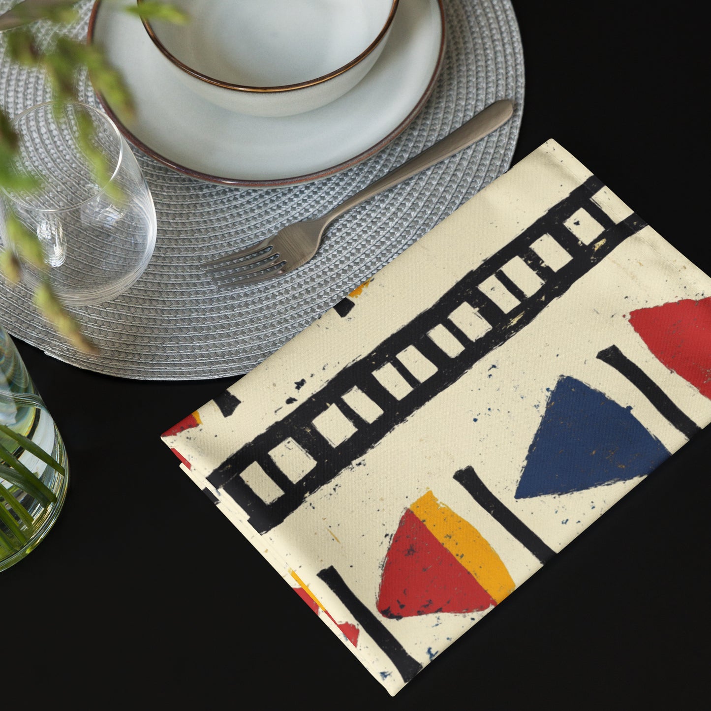 African Tribal Cloth Napkins