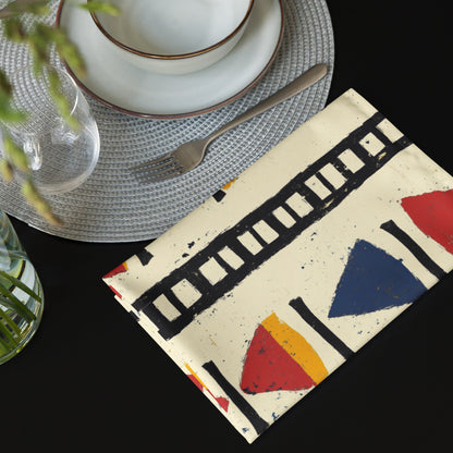 African Tribal Cloth Napkins
