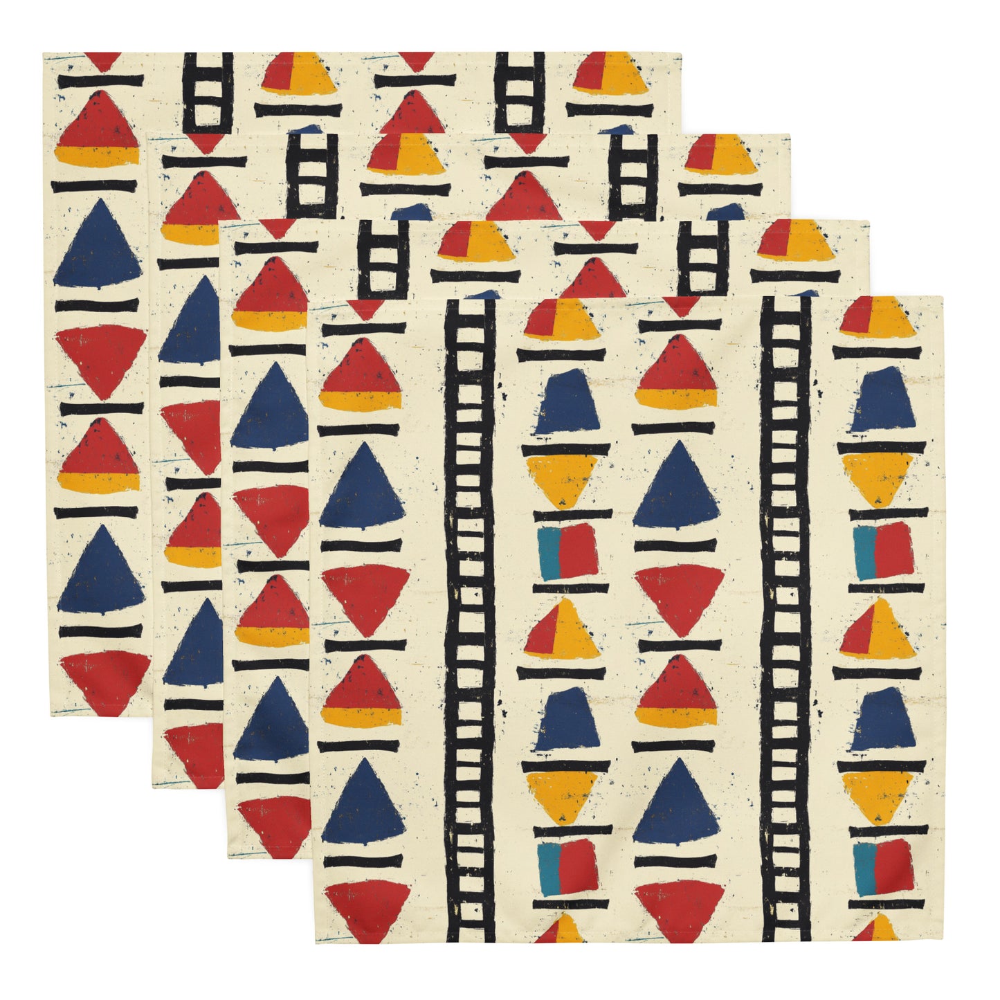 African Tribal Cloth Napkins
