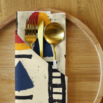 African Tribal Cloth Napkins