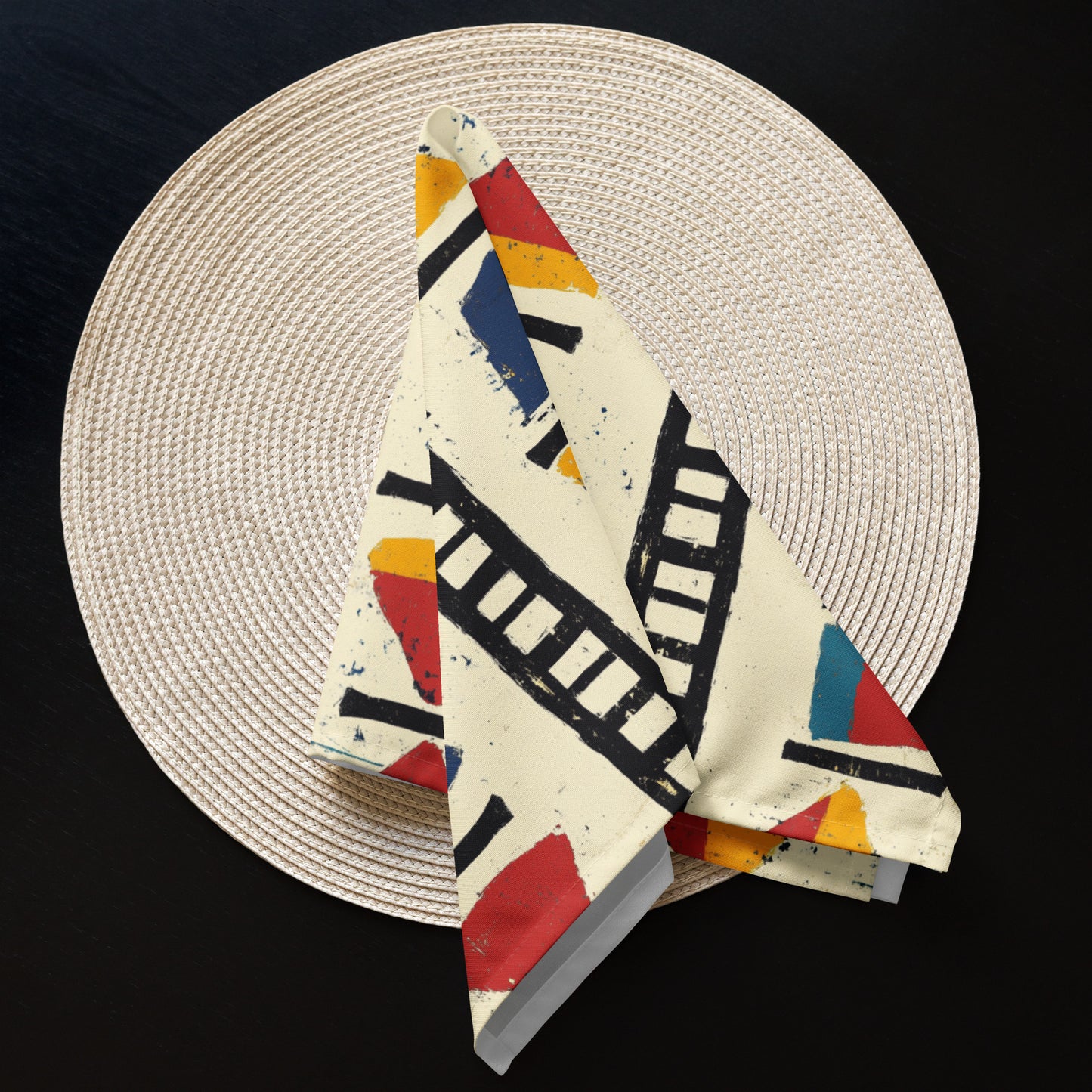 African Tribal Cloth Napkins