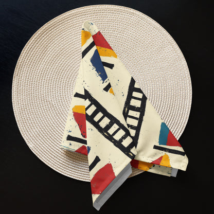 African Tribal Cloth Napkins