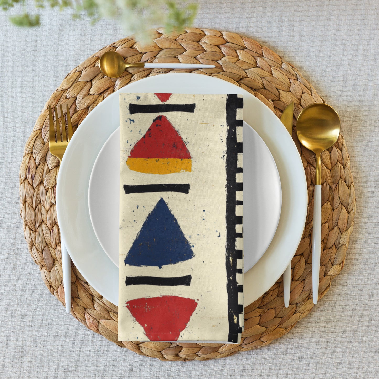 African Tribal Cloth Napkins