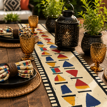 African Tribal Table Runner