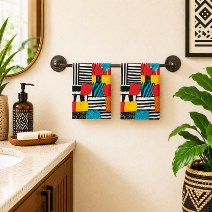 Abstract Tribal Hand Towel