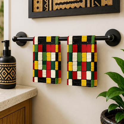 African Kente Hand Towel