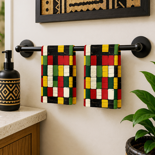 African Kente Hand Towel