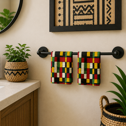 African Kente Hand Towel