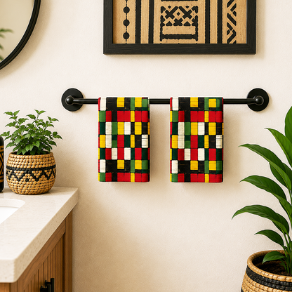 African Kente Hand Towel