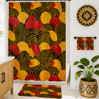 African Tribal Print Shower Curtain