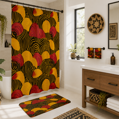 African Tribal Print Shower Curtain