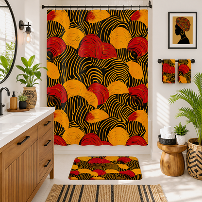 African Tribal Print Shower Curtain
