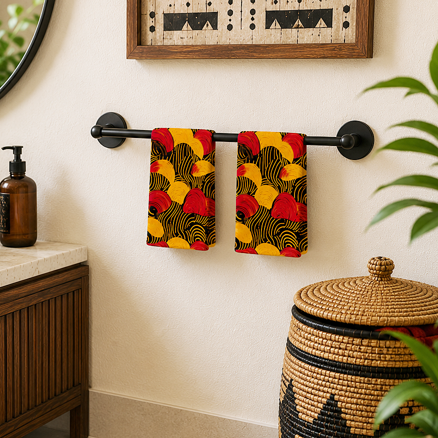 African Tribal Print Hand Towel