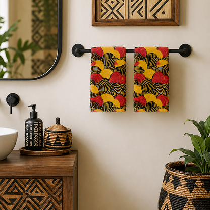 African Tribal Print Hand Towel