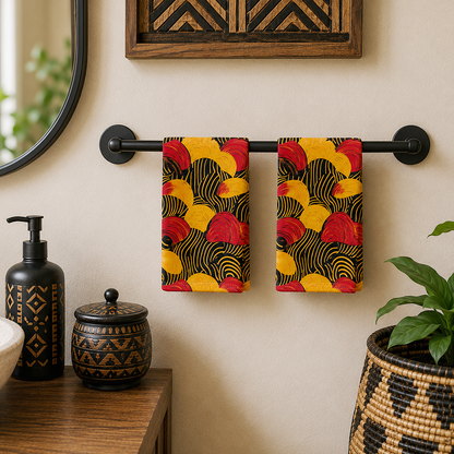 African Tribal Print Hand Towel