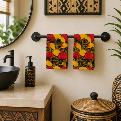 African Tribal Print Hand Towel
