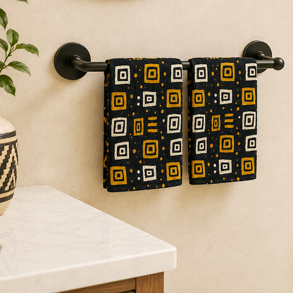 African Tribal Print Bath Mat