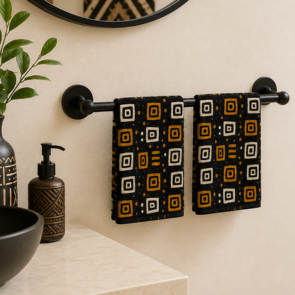 African Tribal Print Bath Mat