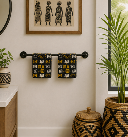 African Tribal Print Bath Mat