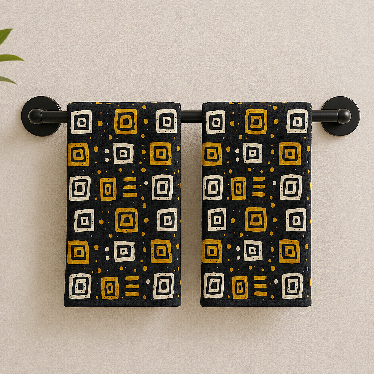 African Tribal Print Bath Mat