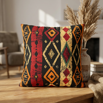 Tribal Geometric Pillow Cover