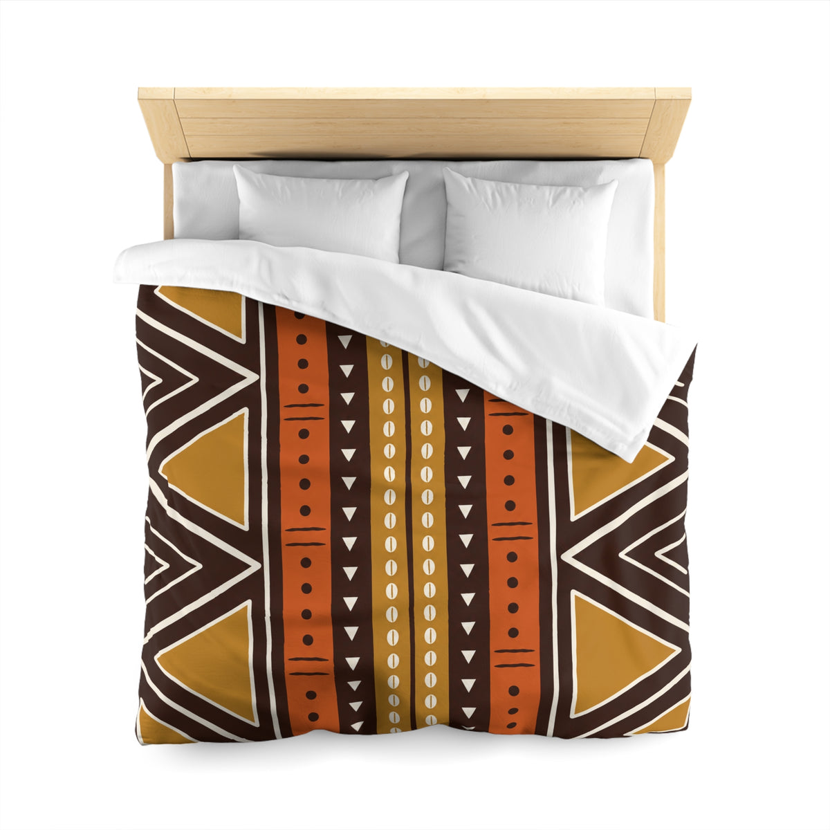 African Mudcloth Duvet Cover Set