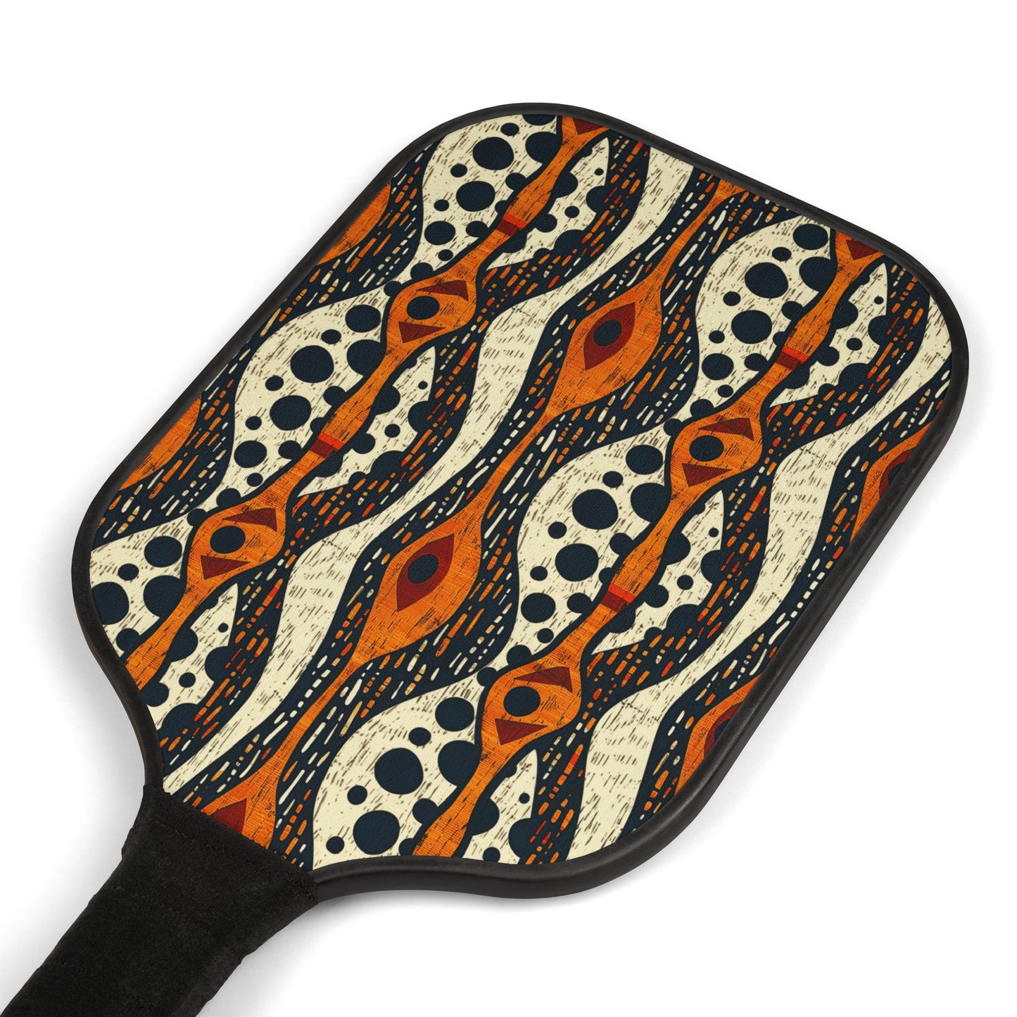 Pickleball Kit Set with Tribal Print Paddles