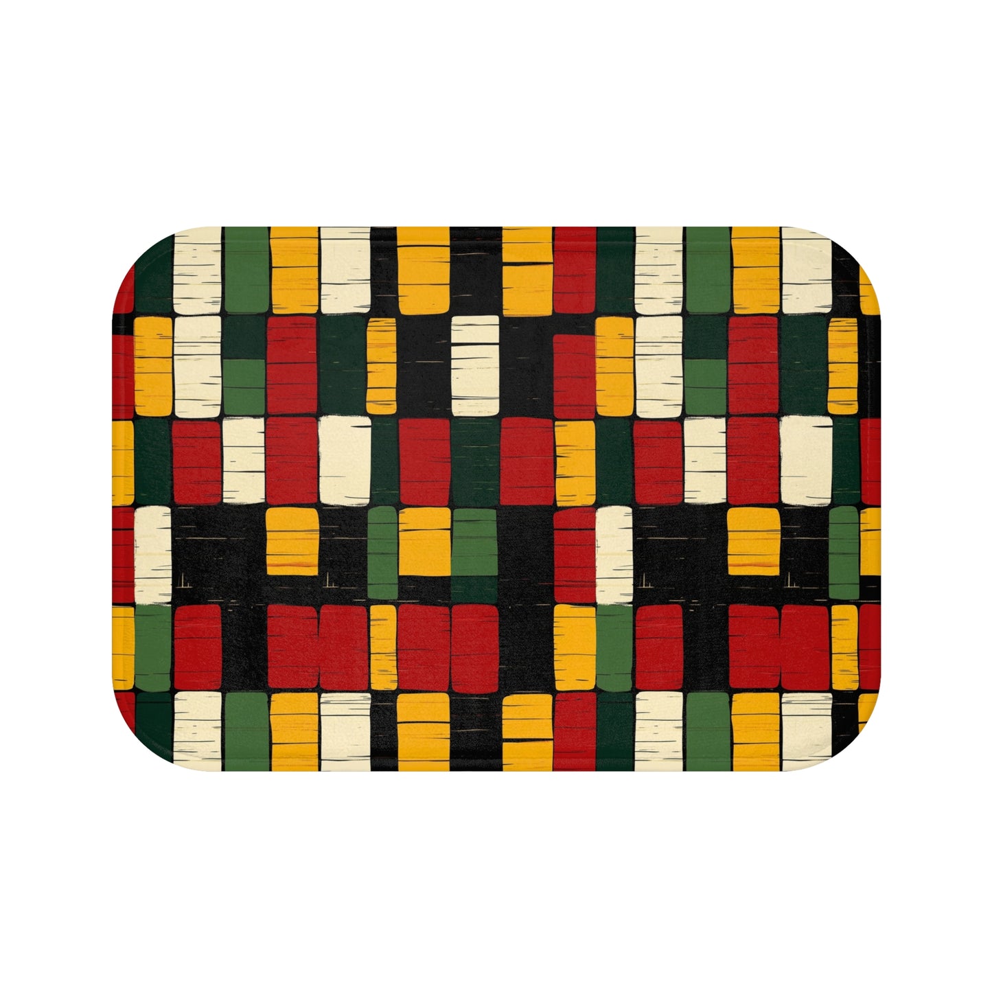 African Kente Bath Mat