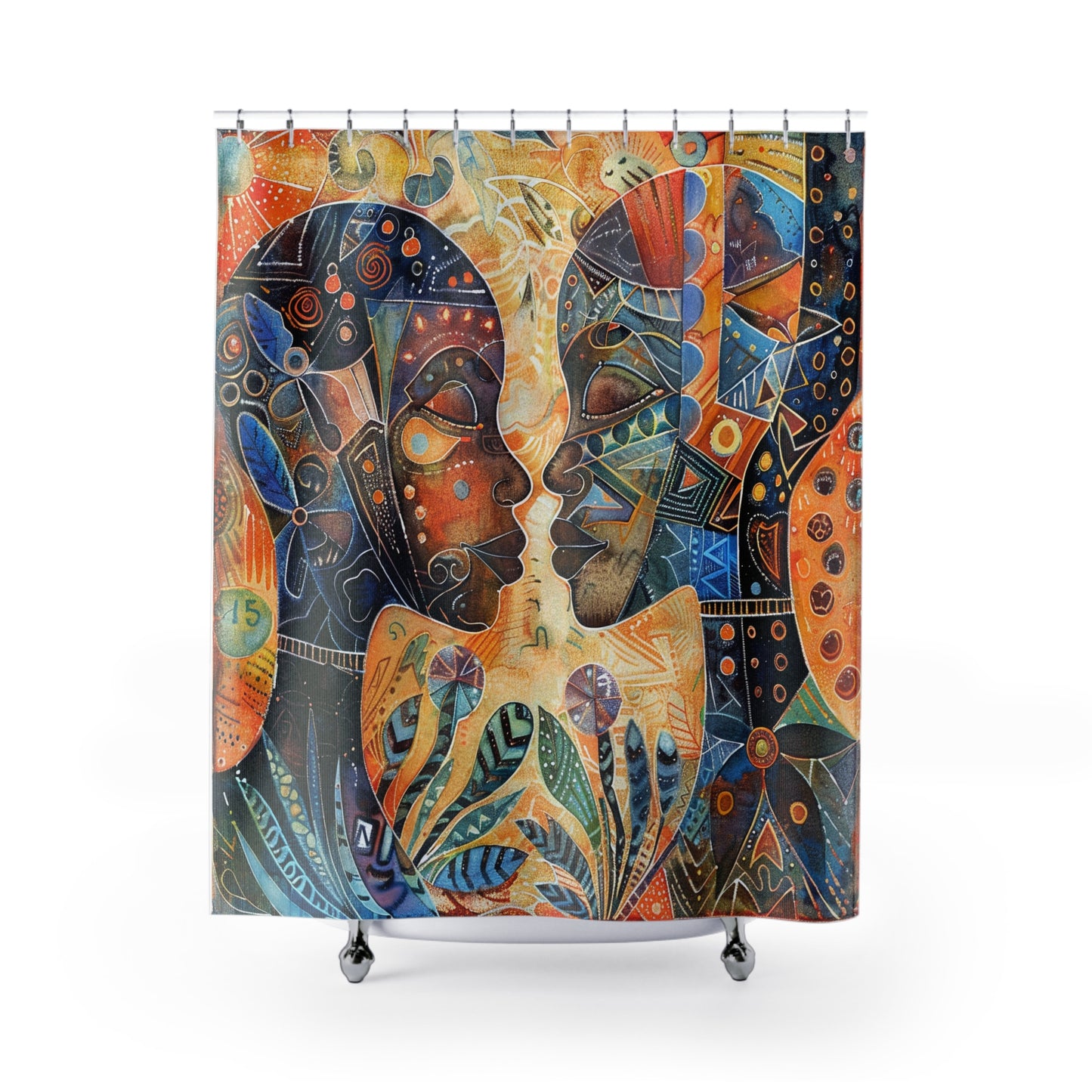 African Art Shower Curtain