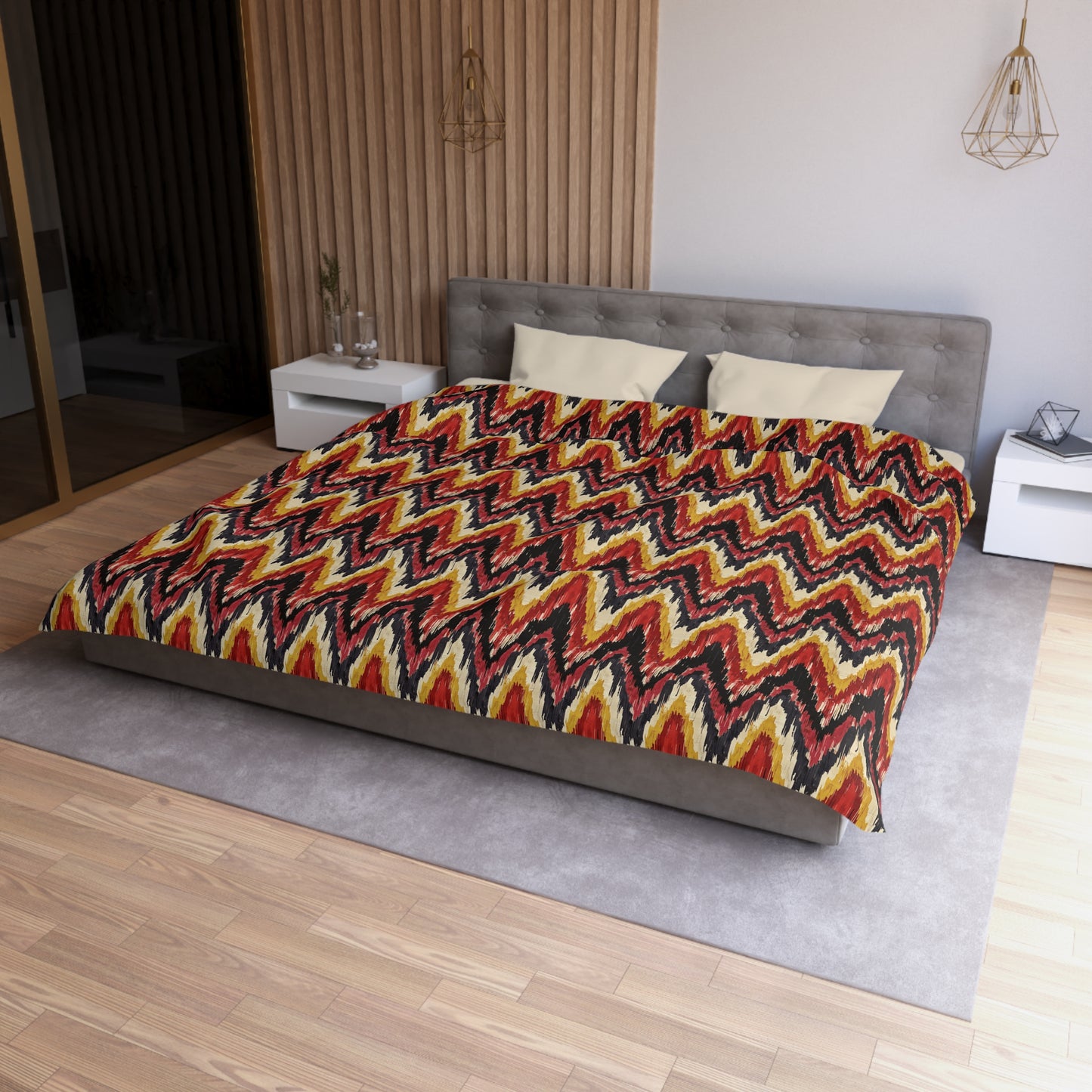 Ikat Zig Zag Duvet Cover