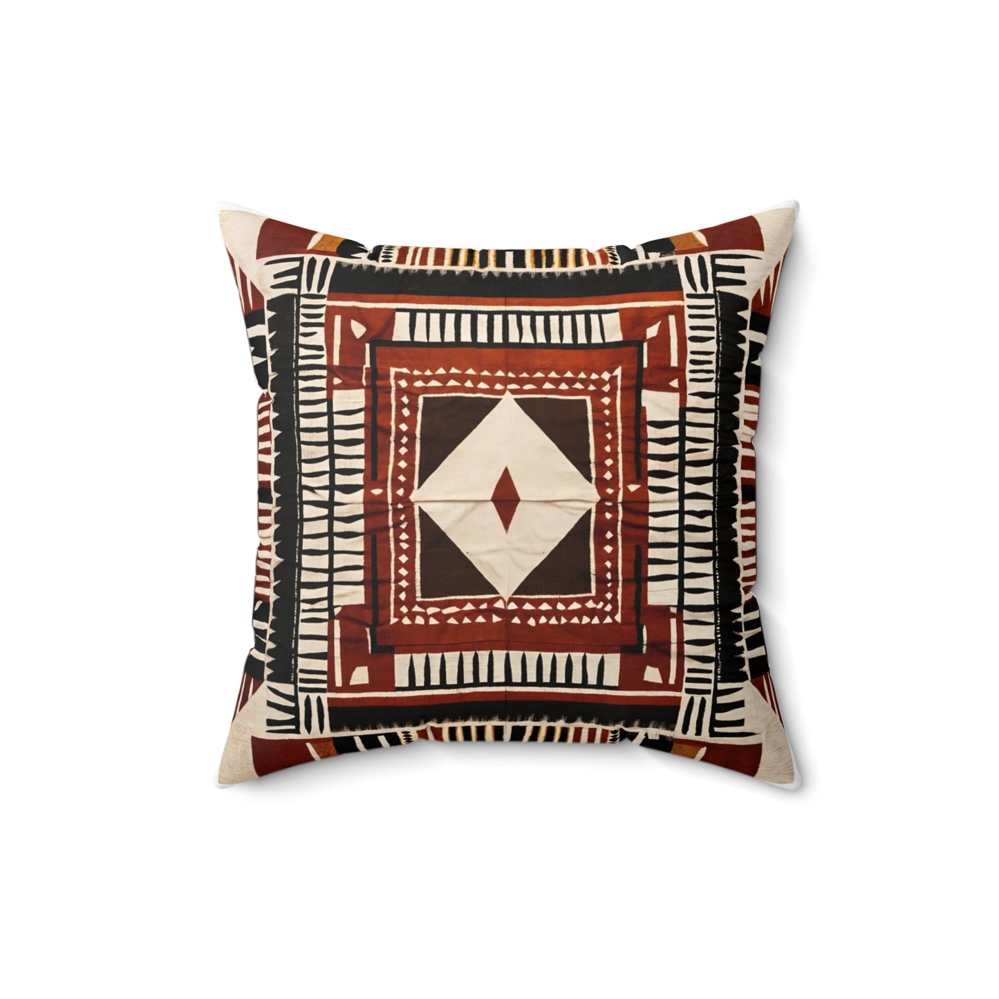 Diamond Striped Bogolan Print Couch Pillow or Case