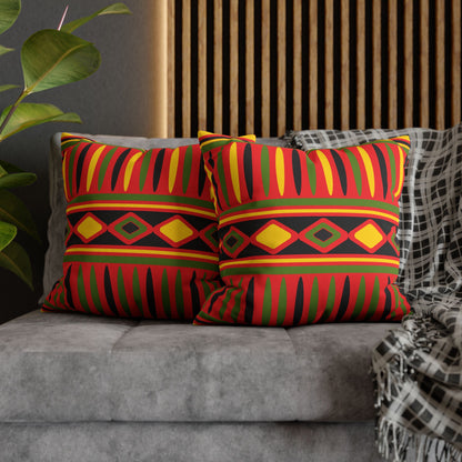 African Geometric Pillow Cover