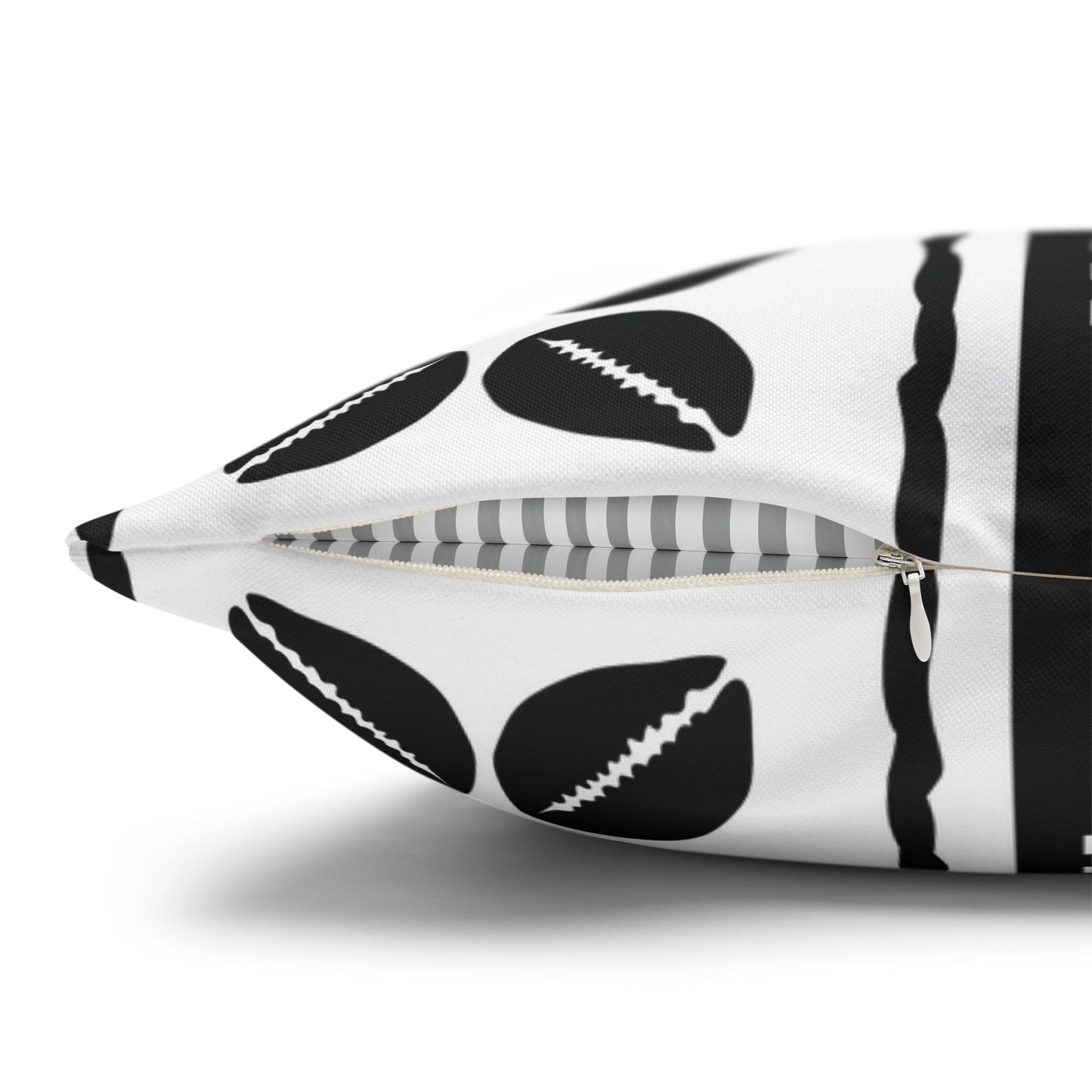 African Shells Pillow Cover-White