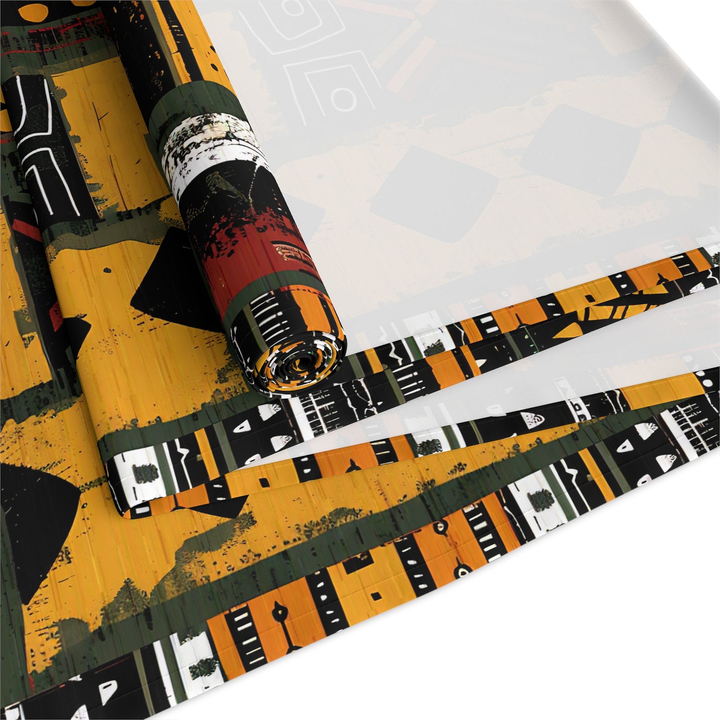 African Art Mudcloth Pattern Table Runner