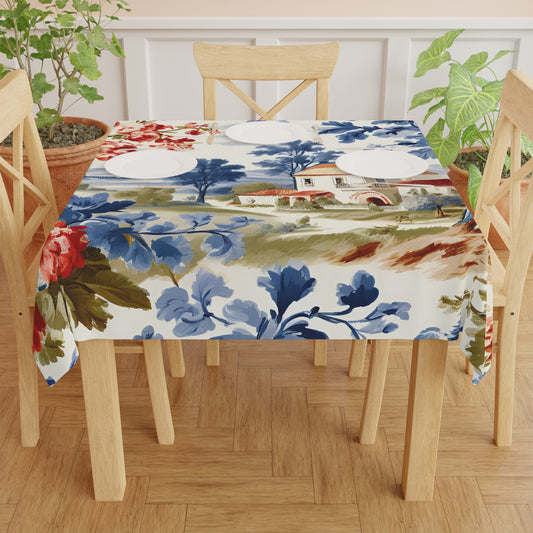 French Toile Tablecloth