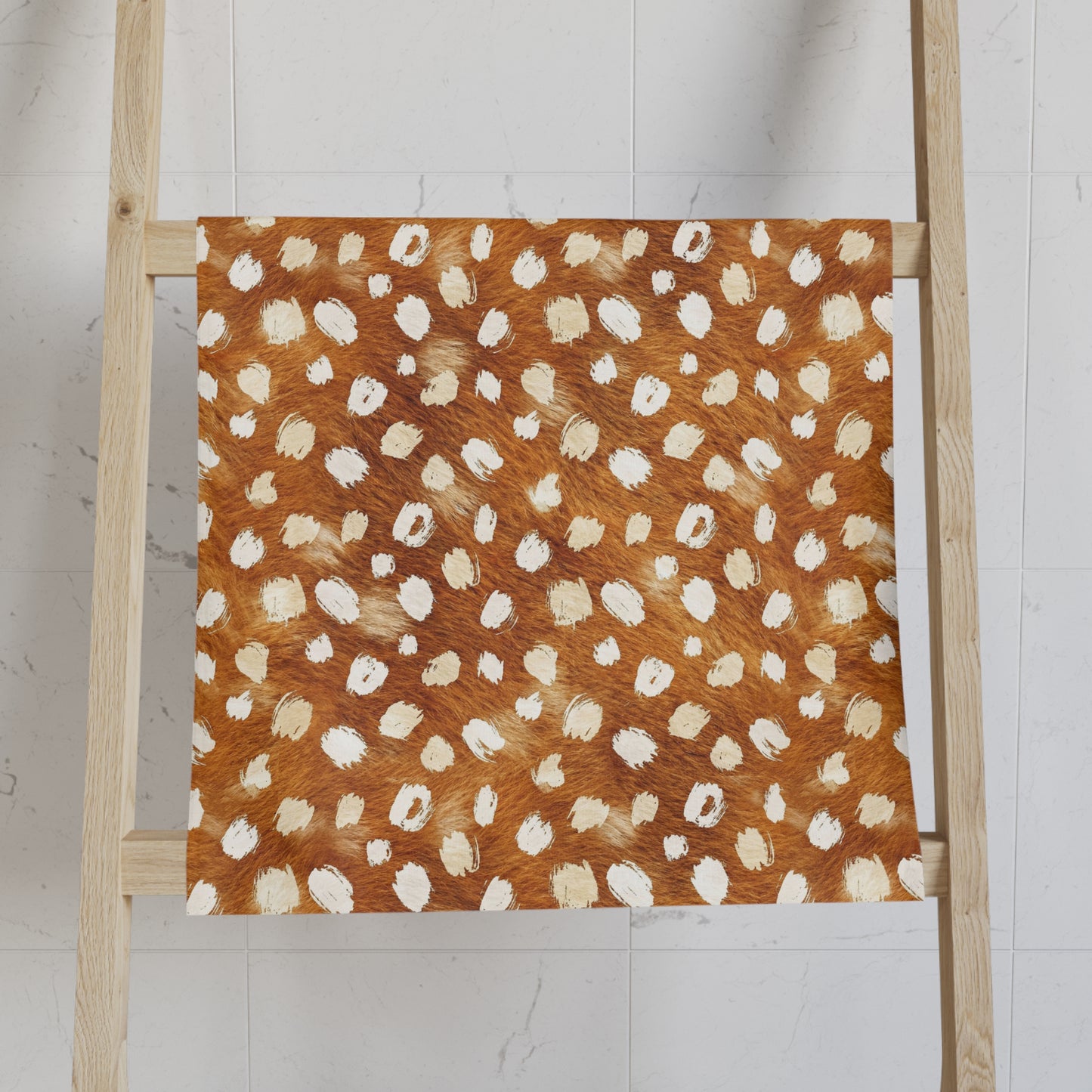Spotted Fawn Print Hand Towel