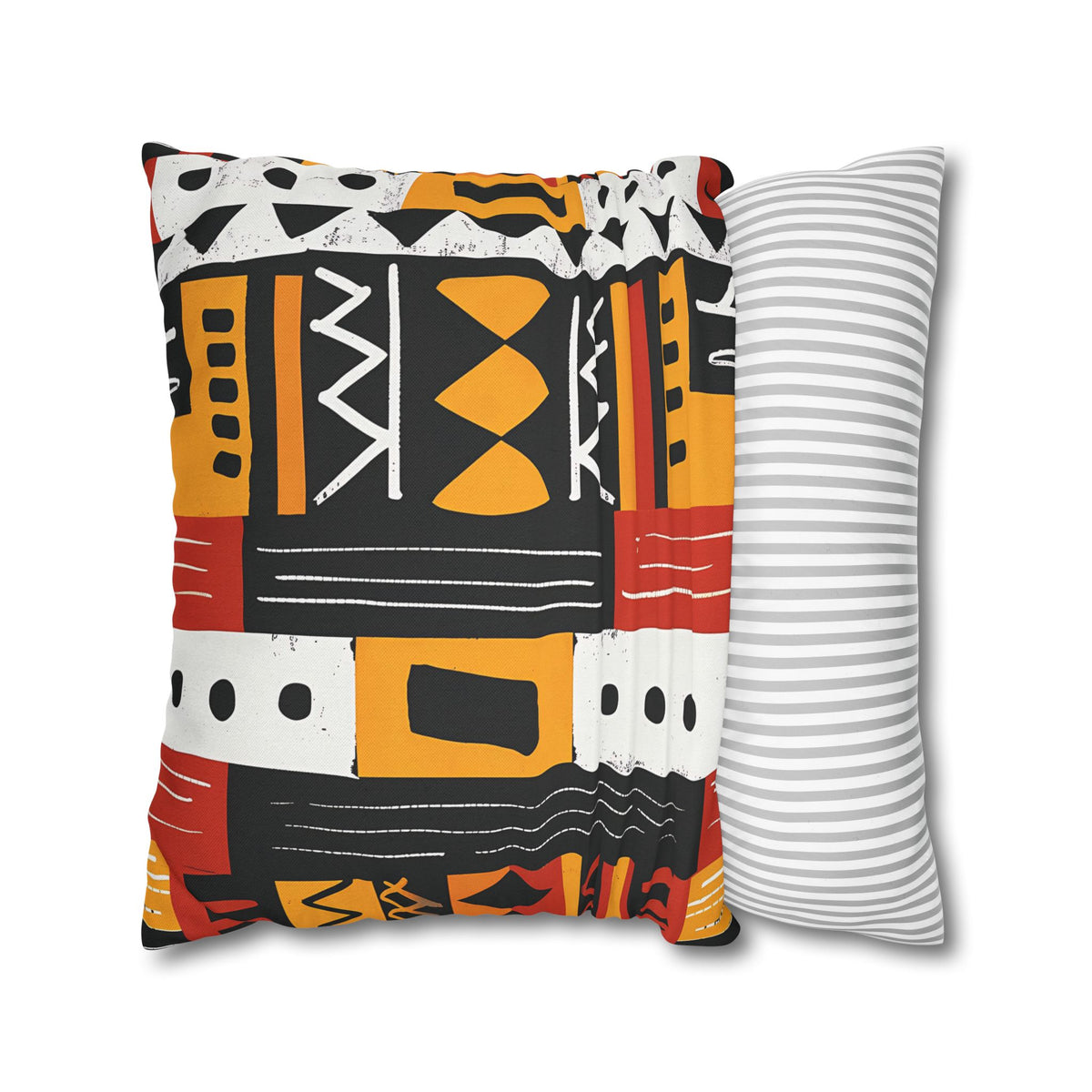 African Mudcloth Pattern Pillow Cover