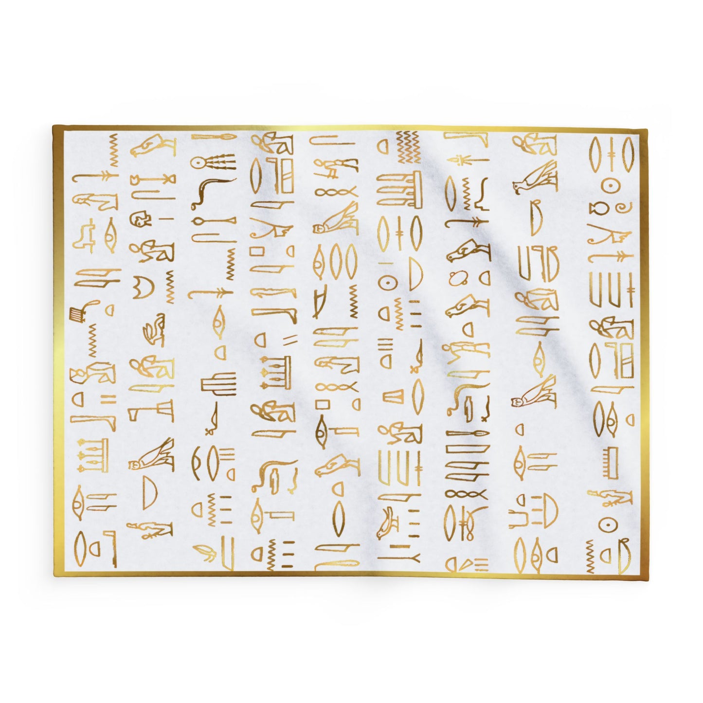 Egyptian Hieroglyphics Arctic Fleece Blanket