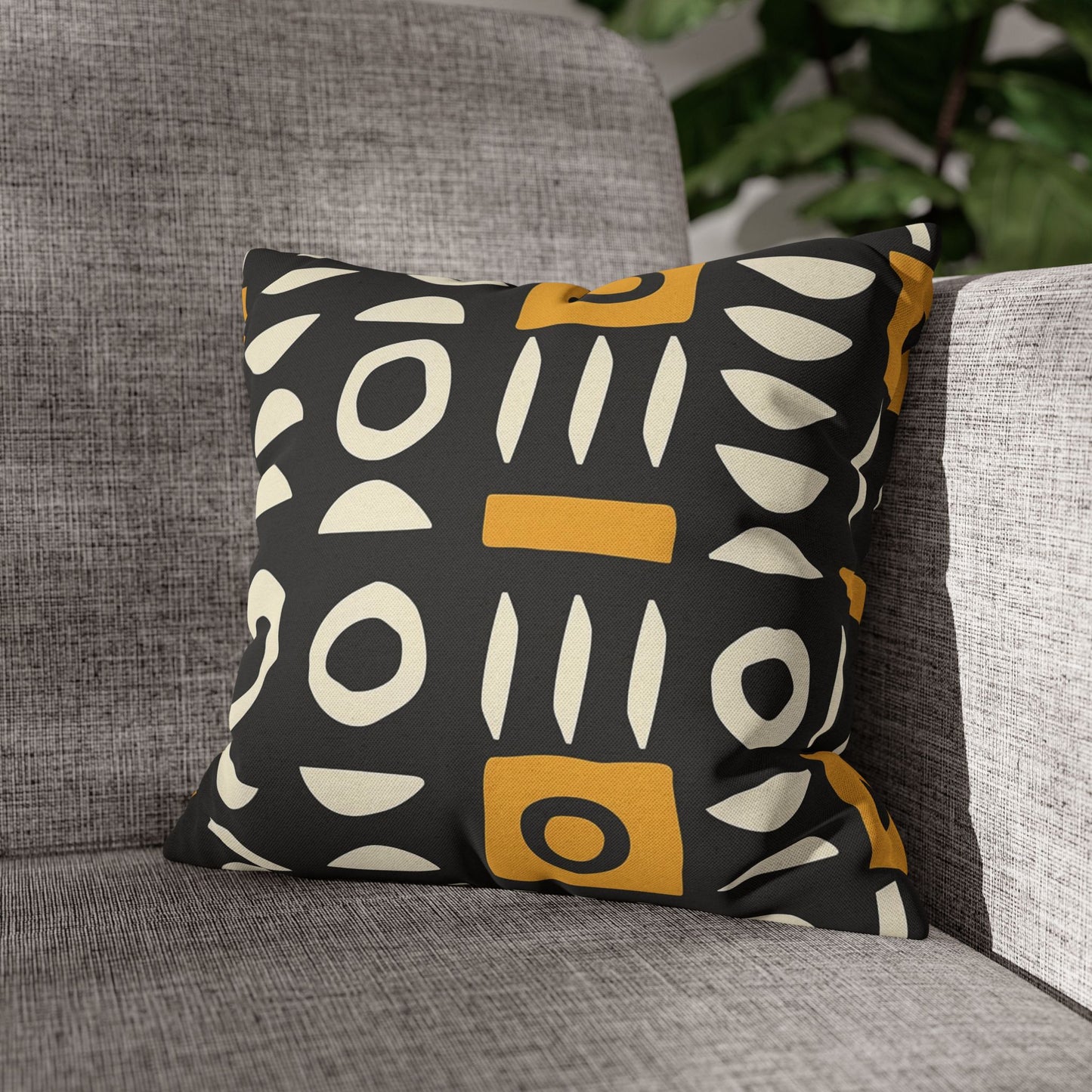 Mudcloth Geometric Pillow Cover